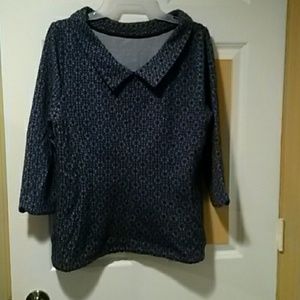 Boden, navy blue pattern, US 10